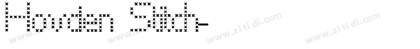 Hovden Stitch字体转换